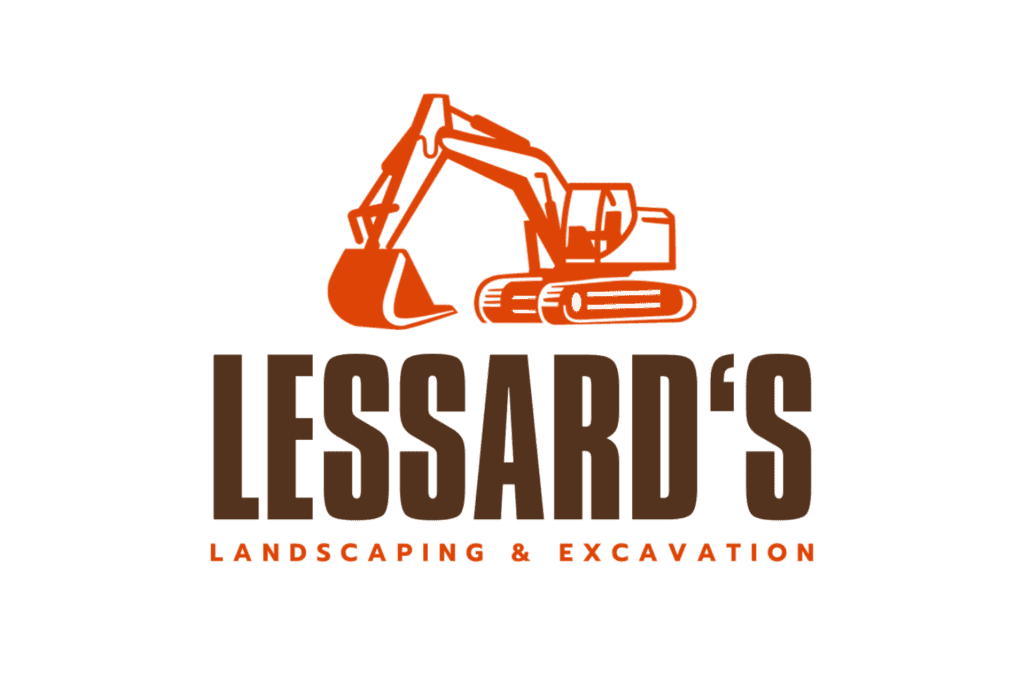 Logo design for Lessard’s Landscaping and Excavation by NorthView Digital